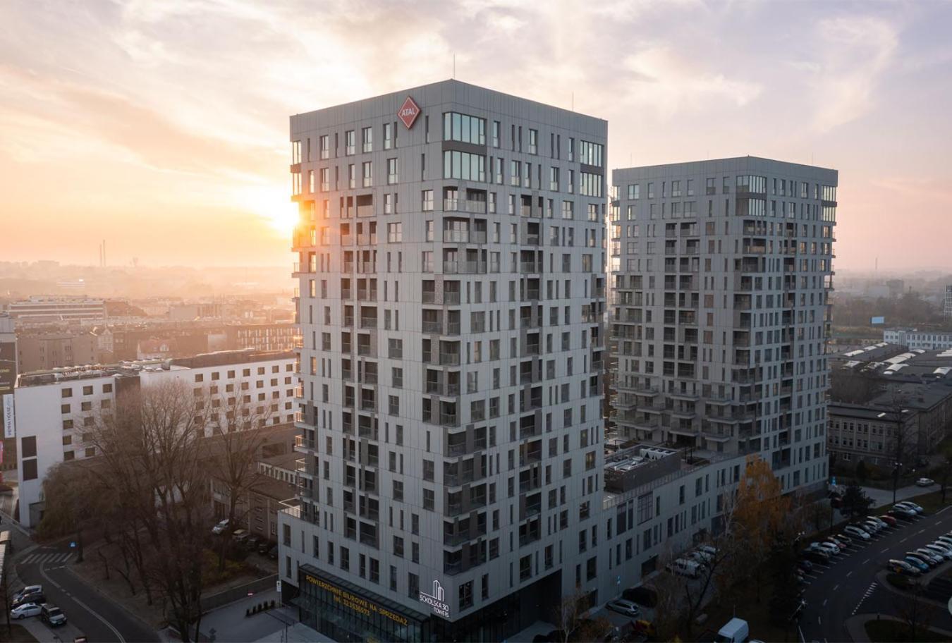 Kairos Apartments -Tower II Premium - Darmowy Parking, Silownia, Sauna - Scisle Centrum Katowice Kültér fotó